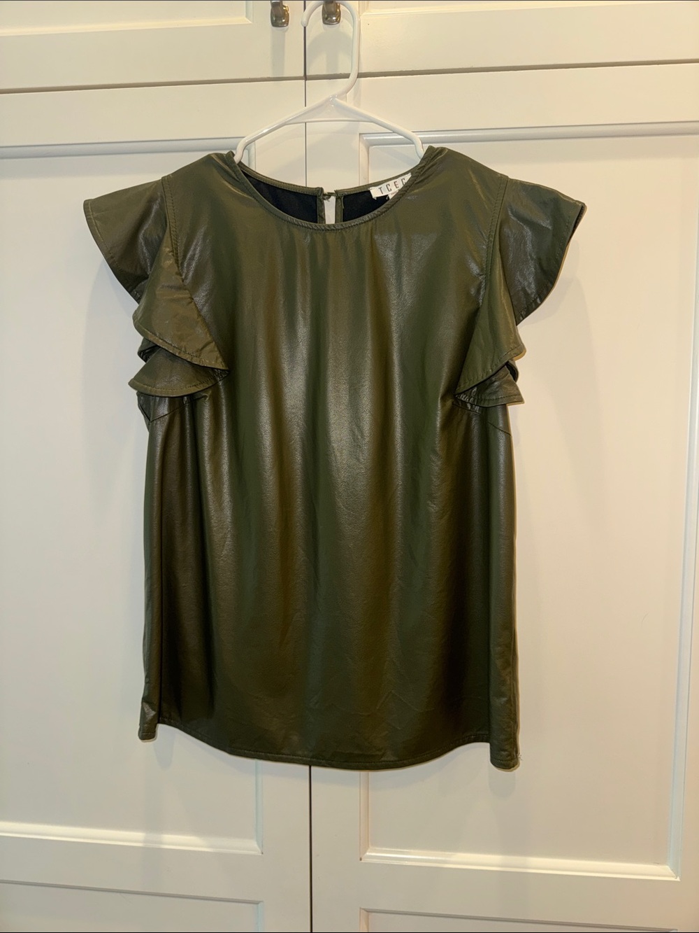 TCEC Faux leather top